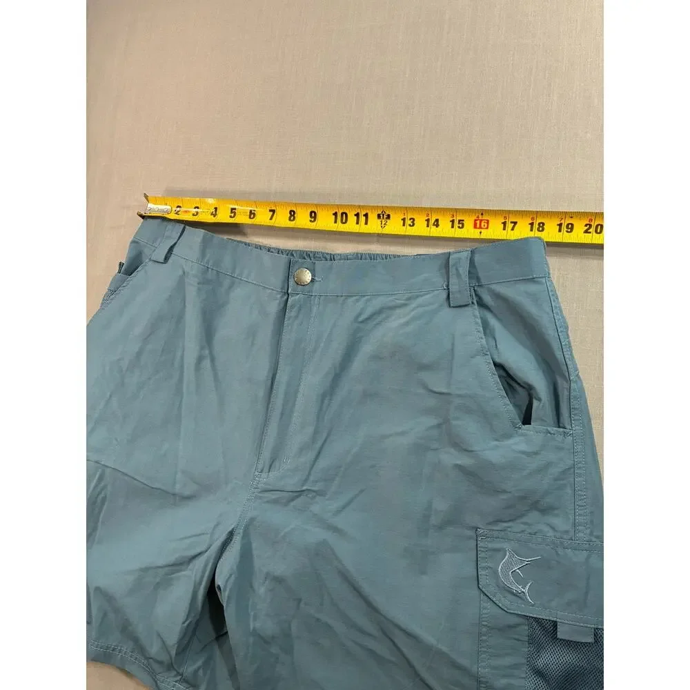 Reel Legends Tarpon Shorts Bundle Mens XL NWT Fishing Performance Blue Brown